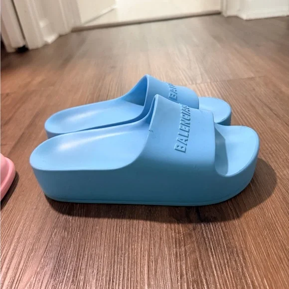Balenciaga Light Blue Sandals - Picture 3 of 5